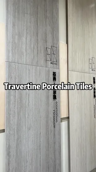 Travertine Ceramic Tile Floor and Wall Decoration